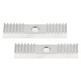 2Pcs Aluminium Belt Clamp GT2 Timing Belt Fixing Piece