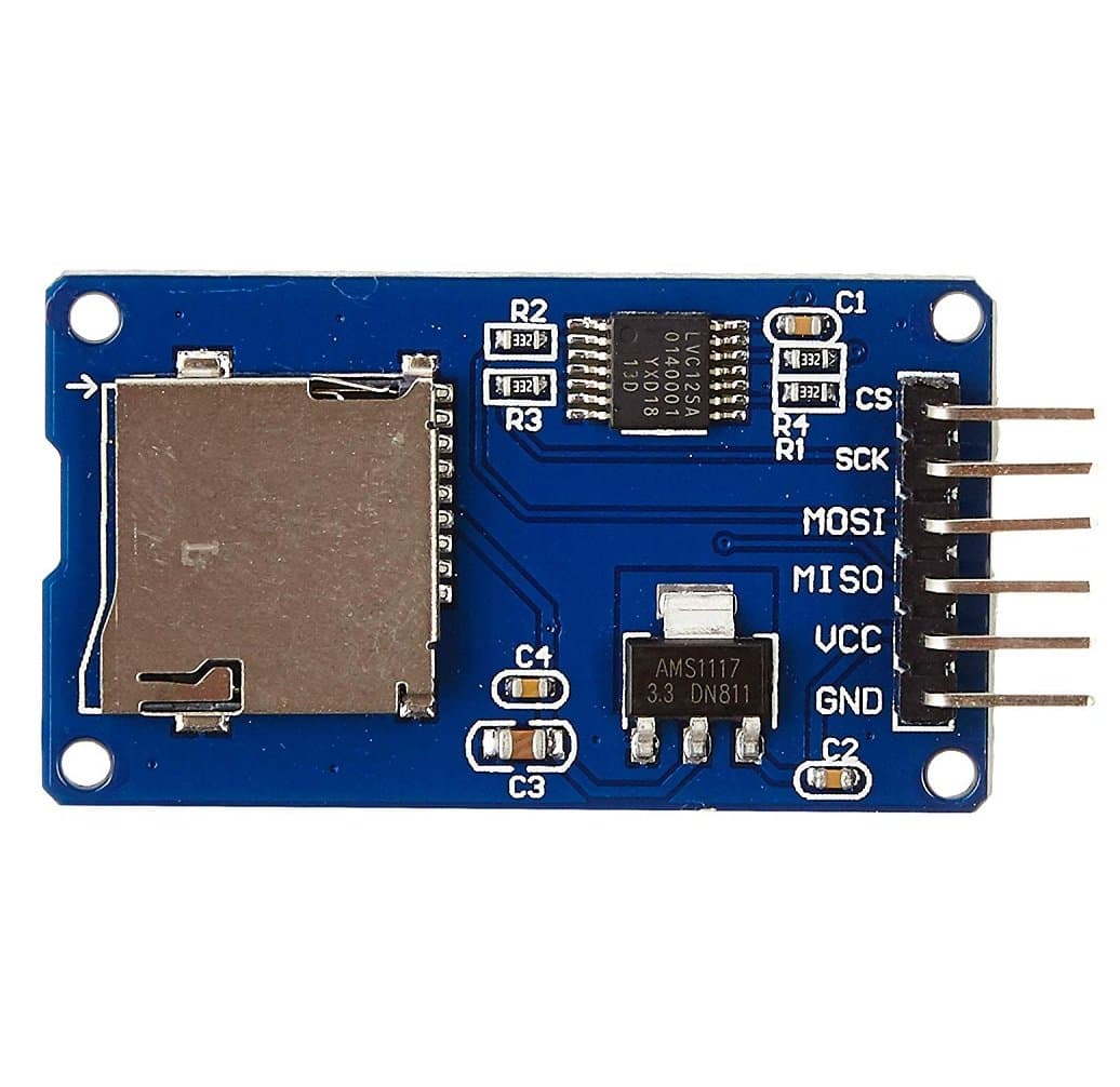 Micro SD Card Reader Adapter Module for Arduino - Main Product View | Superb Tech India