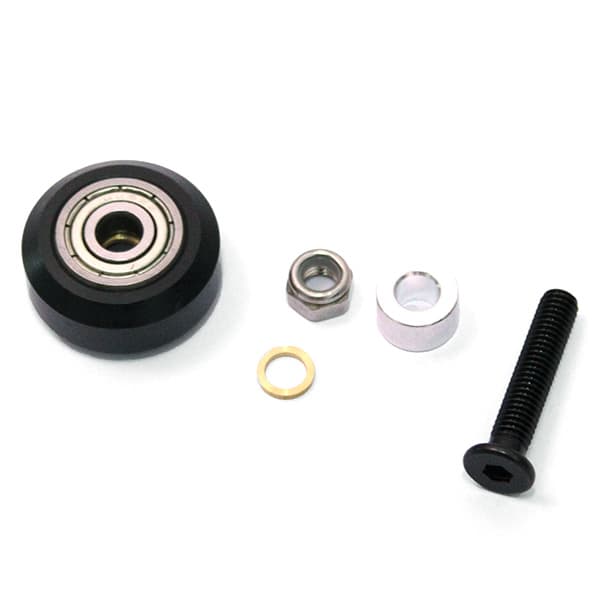 Delrin Solid V Wheel Kit 625zz for Precise V Slot Movement System for 3D Printer Laser Engraver - Main Product View | Superb Tech India