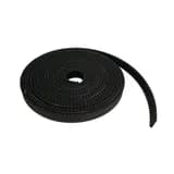 GT2 Timing Belt 10mm Width 2mm Pitch Black PU Steel Reinforced 1 Meter Length
