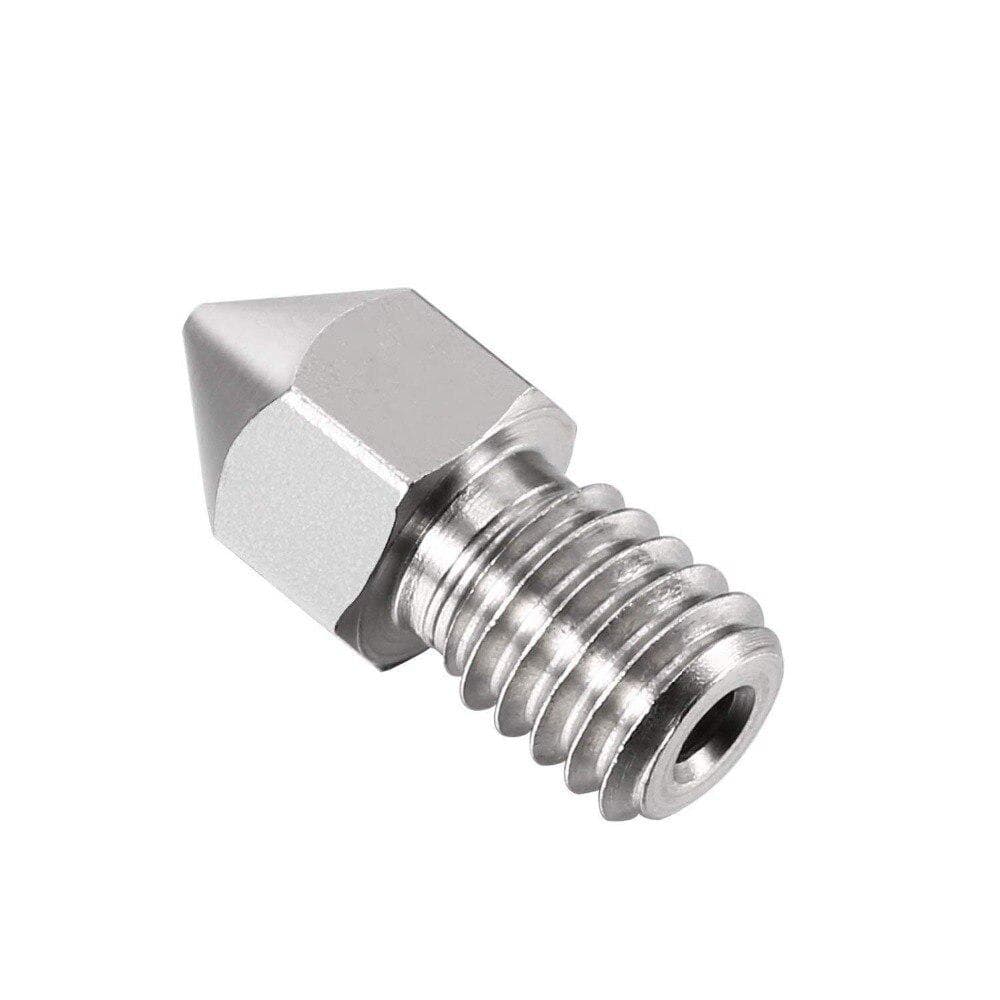 2Pcs MK8 Stainless Steel Nozzle 0.4mm SS for 3D Printer - Main Product View | Superb Tech India