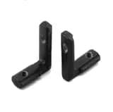 Inside Hidden Corner Joint Black for 2020 Aluminium Extrusions V-Slot