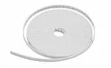 White GT2 Timing Belt PU Steel Core 6mm Width 1 Meter for 3D Printer/CNC