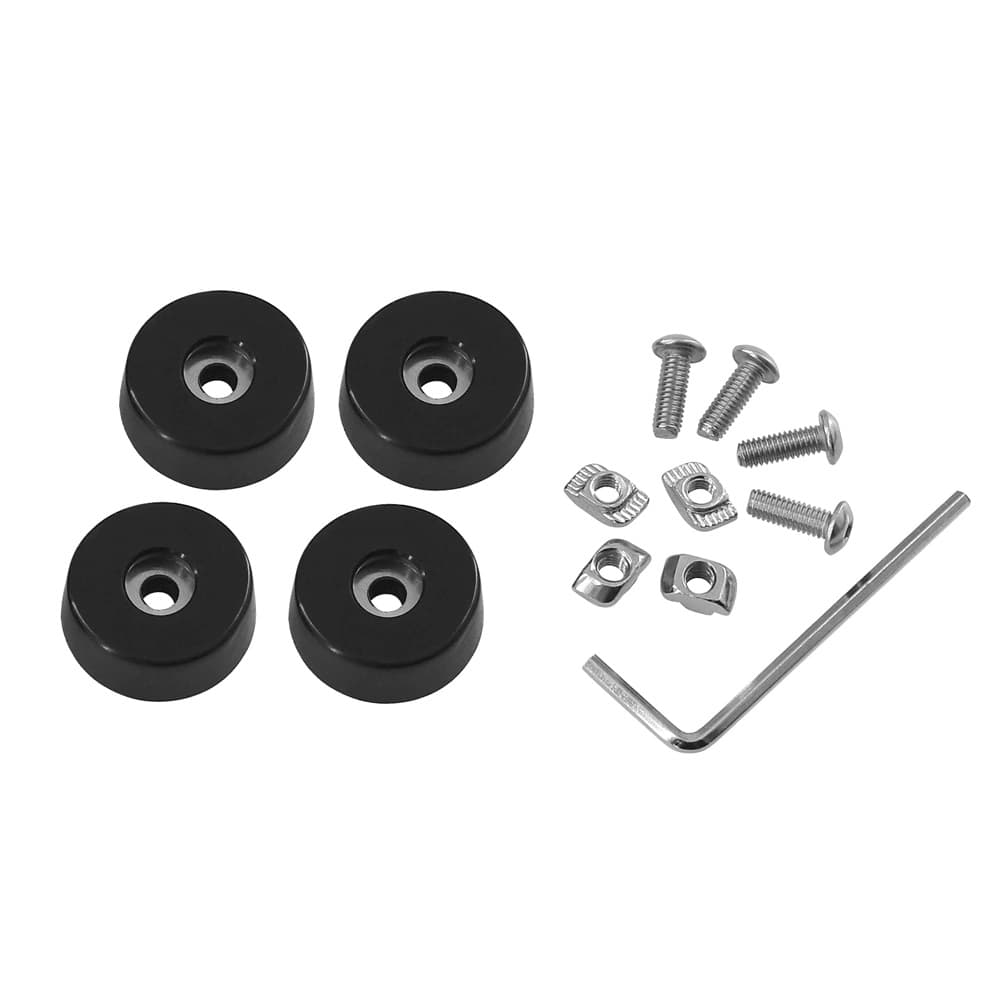 4Pcs Rubber Feet Set for 2020 Extrusion Profile 3D Printer CNC Frame - Main Product View | Superb Tech India