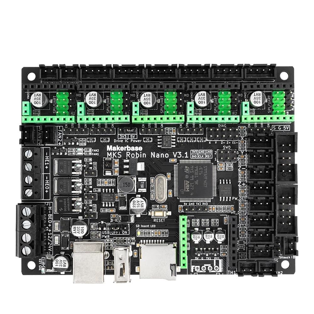 New Makerbase MKS Robin Nano V3.1 Motherboard for 3D Printer - Main Product View | Superb Tech India