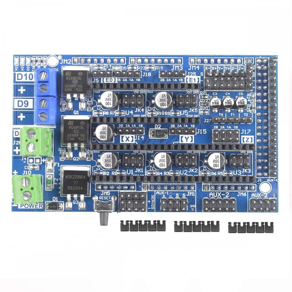 RAMPS 1.6 3D Printer Control Board for Arduino Upgraded Version - Main View