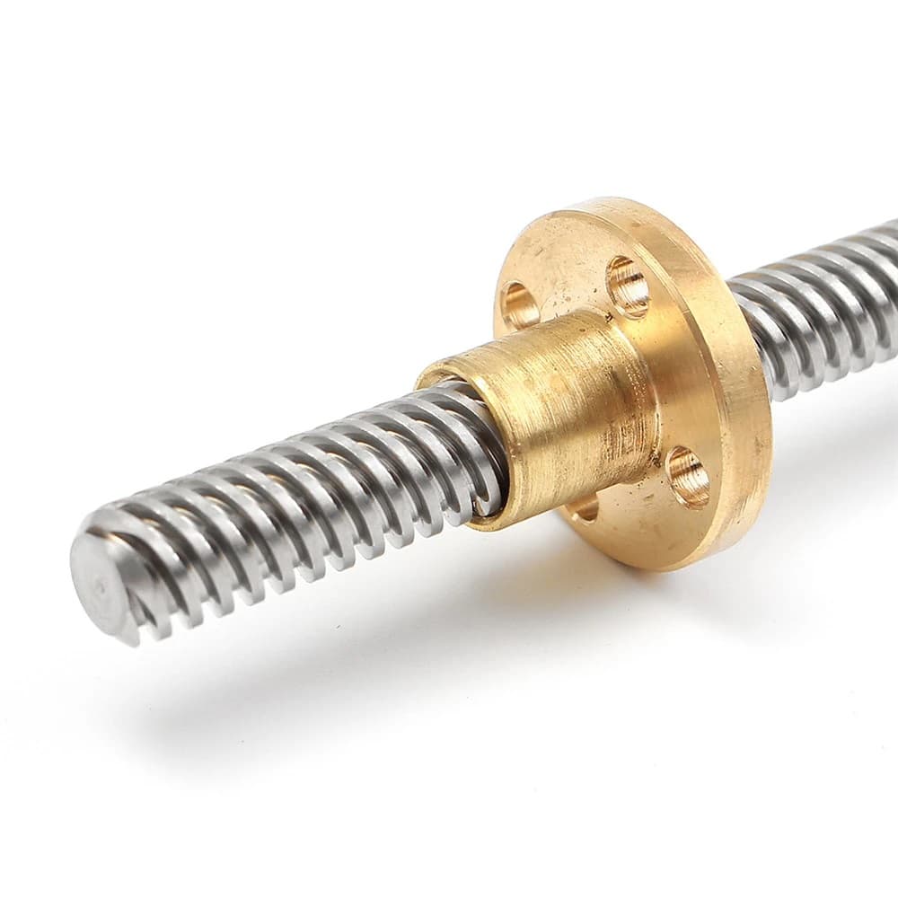 TR8*8 ACME Lead Screw 350mm Length 8mm Diameter 2mm Pitch 4 Start 8mm Lead - Main View