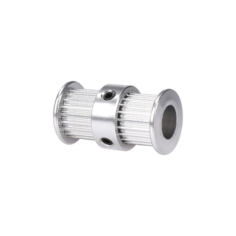 GT2 Double Pulley 20 Teeth Two Side Dual Pulley 6mm Width 5mm Bore - Main Product View | Superb Tech India