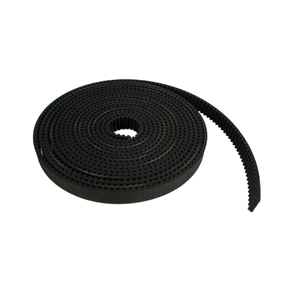 GT2 Timing Belt 10mm Width 2mm Pitch Black PU Steel Reinforced 1 Meter Length - Main View