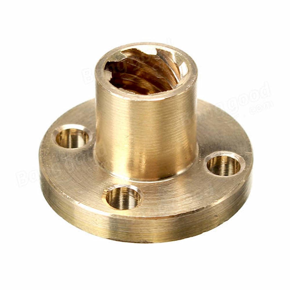 Copper Nut for Lead Screw TR8*8 8mm Diamater - Main Product View | Superb Tech India
