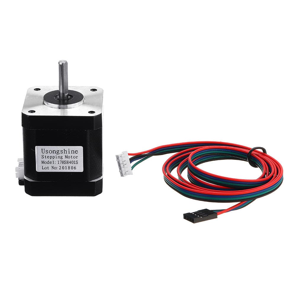 NEMA 17 Stepper Motor 5.2KGCM 17HS8401S Black with Cable - Main View