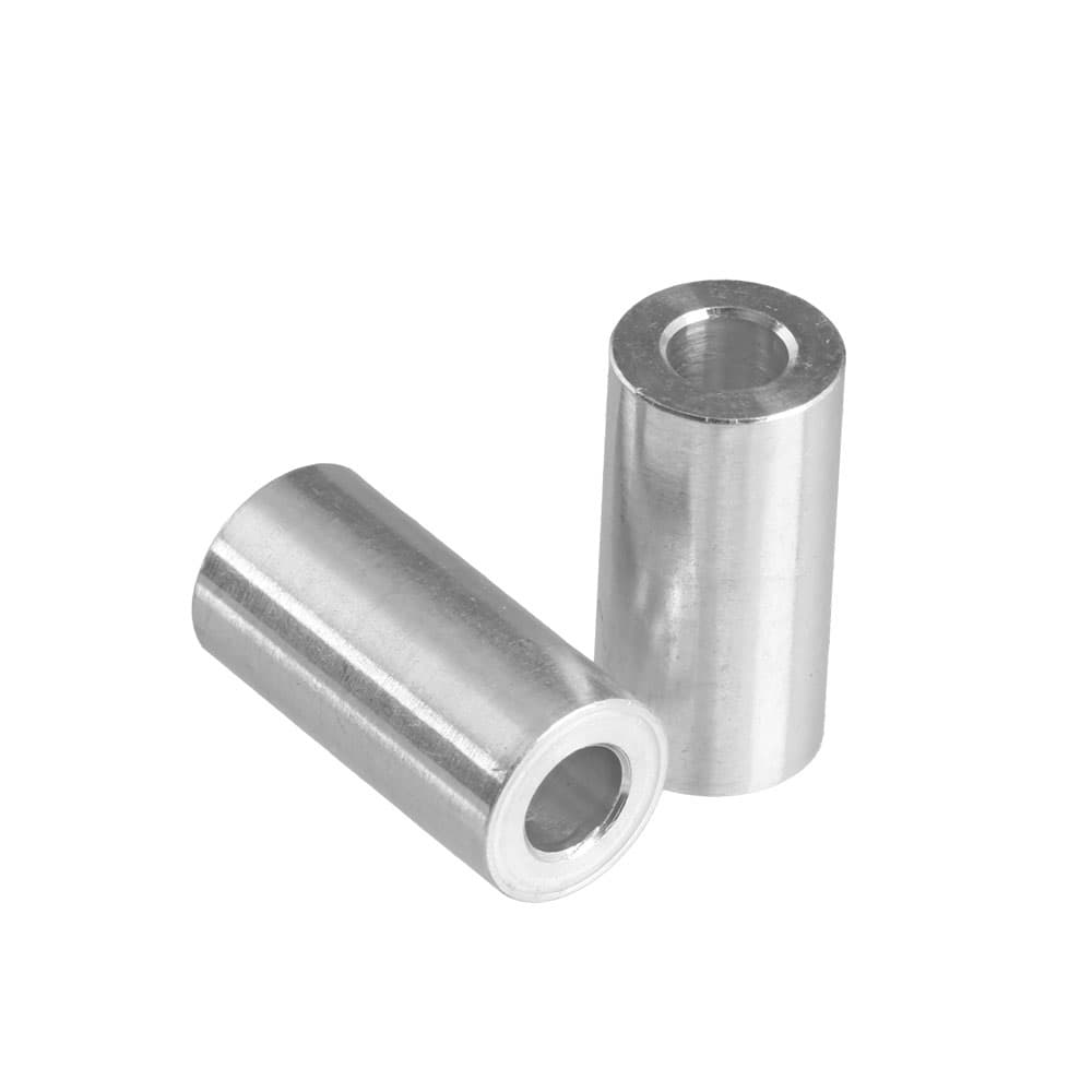 10Pcs/Lot Aluminium Spacers 5.1x10mm 20mm Width Silver - Main Product View | Superb Tech India