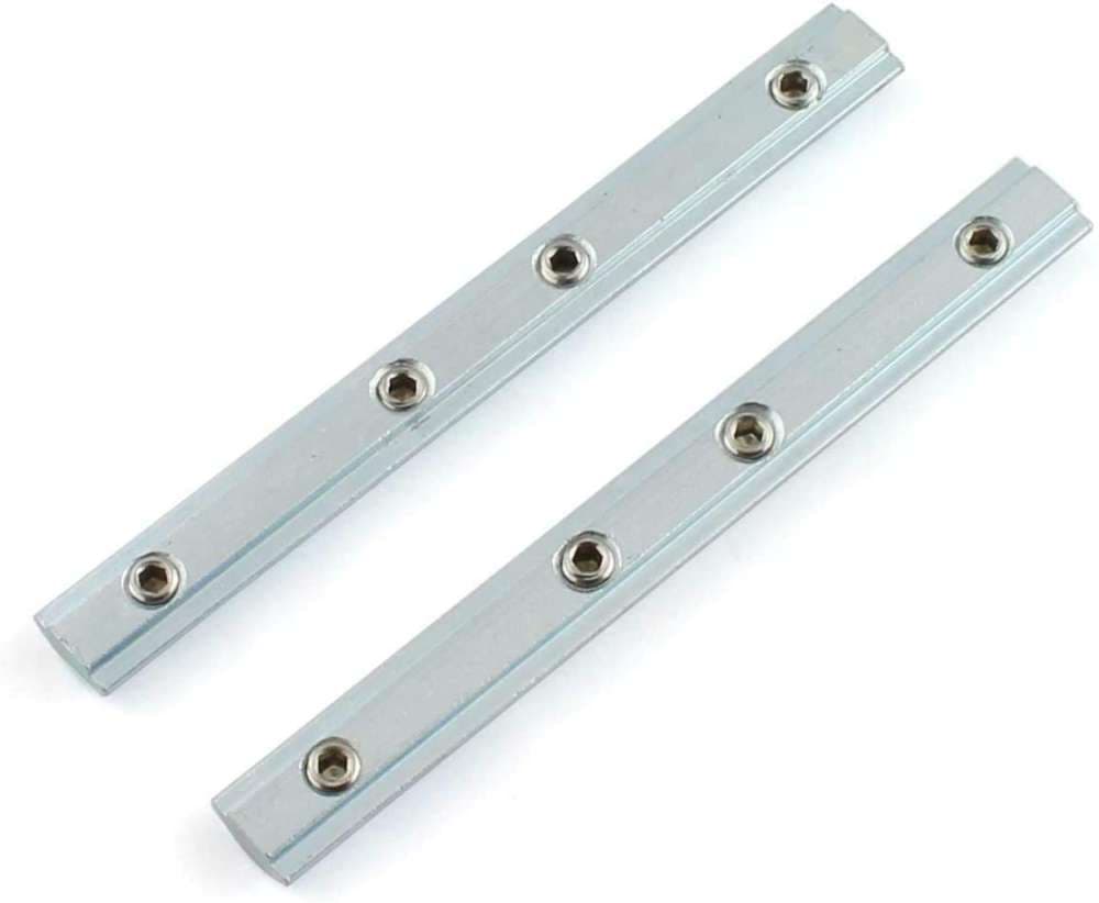 V Slot Straight Joiner Connector for 20 Series Aluminium Extrusion Profiles - Main Product View | Superb Tech India
