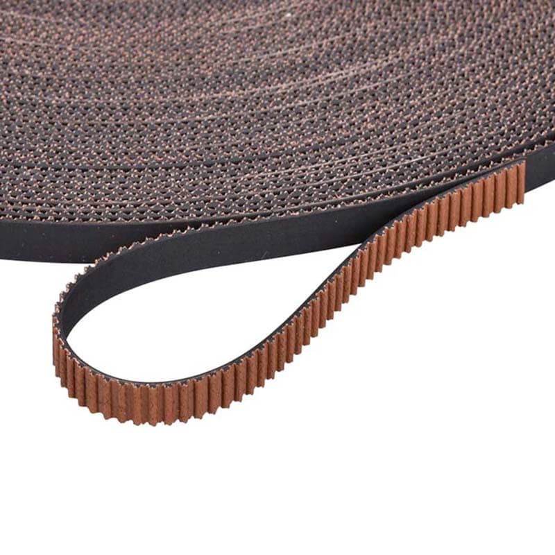 High Quality Anti-Slip GT2 Timing Belt Rubber 6mm Width with Anti-Slip Coating 1 Meter Length - Main Product View | Superb Tech India