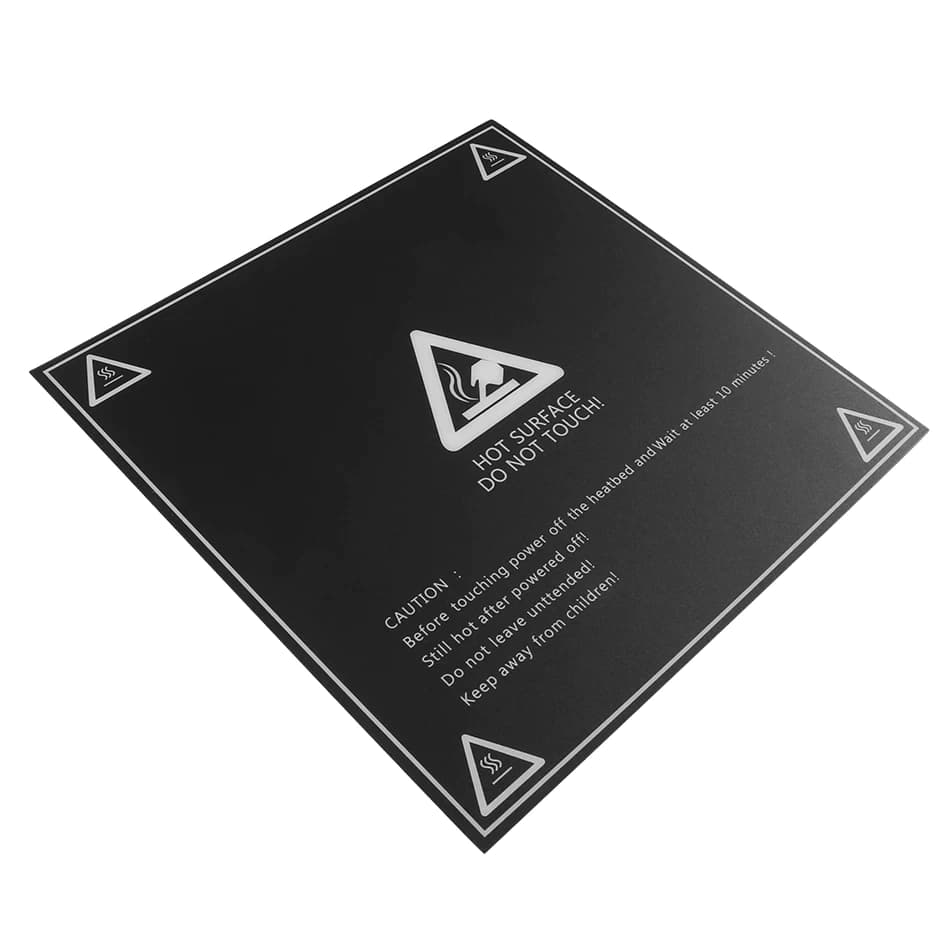 Frosted Sheet Sticker 220x220x0.6mm for 3D Printer Heated Bed - Main Product View | Superb Tech India
