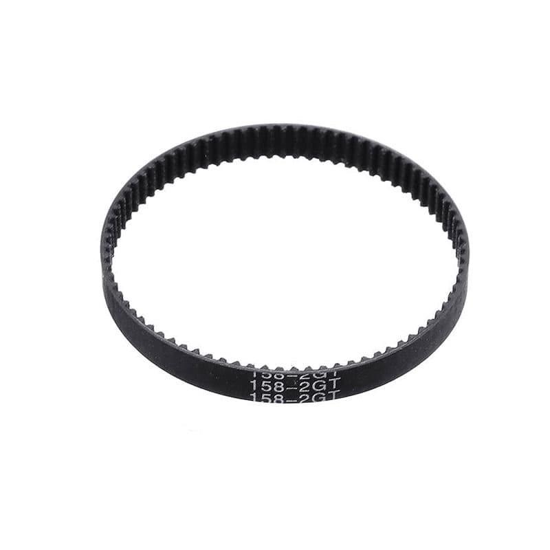 158mm GT2 Rubber Timing Belt Closed Loop 6mm Width for 3D Printer CNC - Main Product View | Superb Tech India