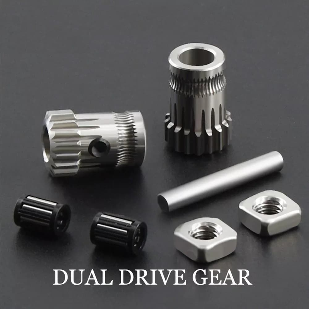 Dual Drive gear Kit for Btech Prusa i3 MK2s MK3s Extruder Kit 1.75mm - Main Product View | Superb Tech India
