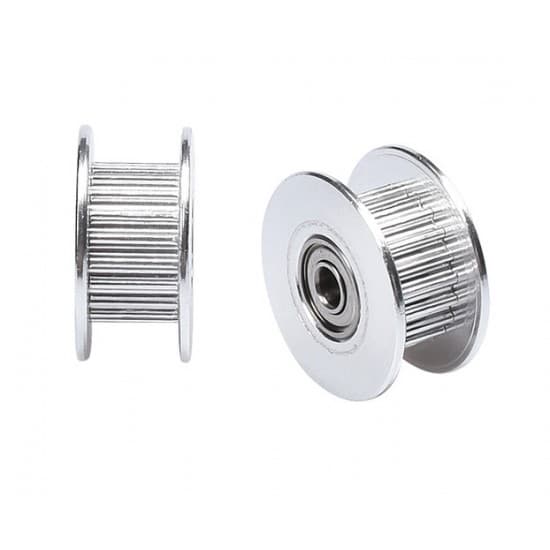 GT2 Idler Pulley Smooth 20 Teeth 3mm Bore 6mm Width High Quality - Main Product View | Superb Tech India