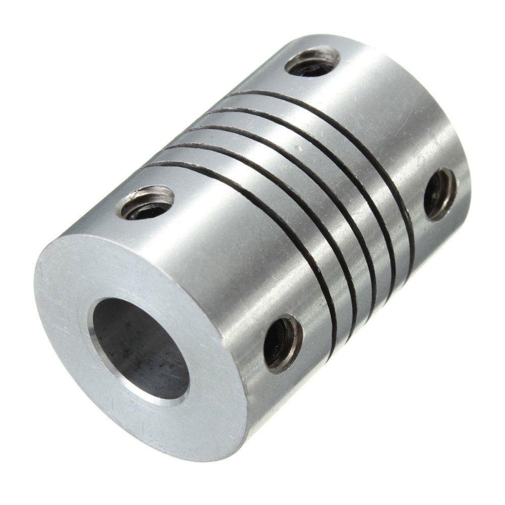 Aluminium Flexible Shaft Coupling 8mm x 8mm - Main Product View | Superb Tech India