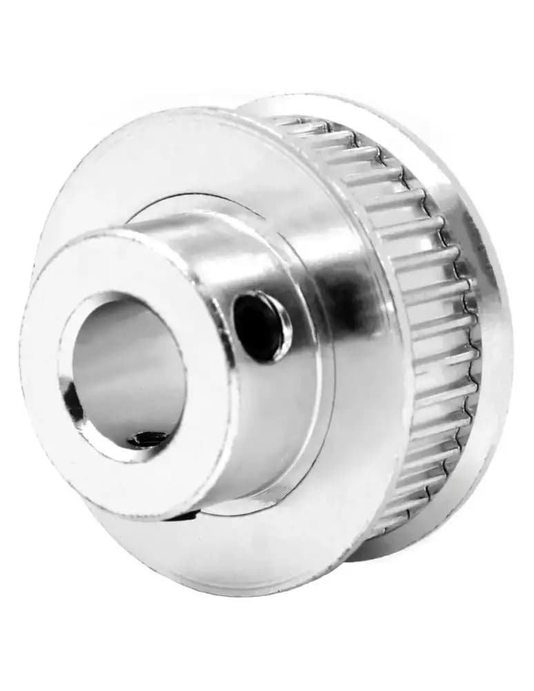 GT2 Aluminium Pulley 40 Teeth 8mm Bore 6mm Width - Main Product View | Superb Tech India