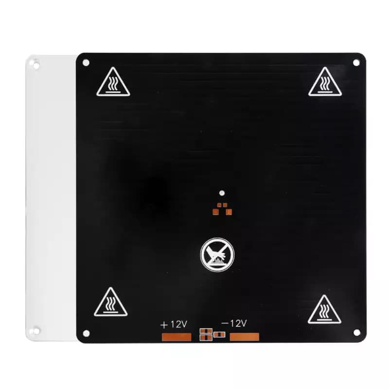 12V Aluminium Heated Bed 150x150x3mm For 3D Printer - Main Product View | Superb Tech India