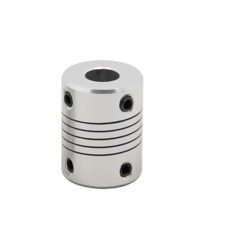Aluminium Flexible Shaft Coupling 6mm x 8mm - Main Product View | Superb Tech India