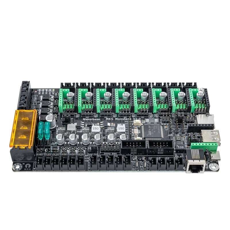 Makerbase Monster8 V2 32Bit 8-Axis Motherboard for 3D Printer Voron - Main Product View | Superb Tech India