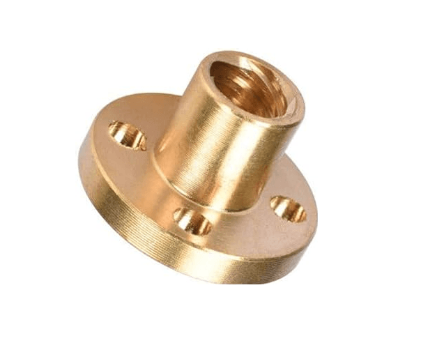 Single Start Lead Screw Brass Nut 8mm - Main Product View | Superb Tech India