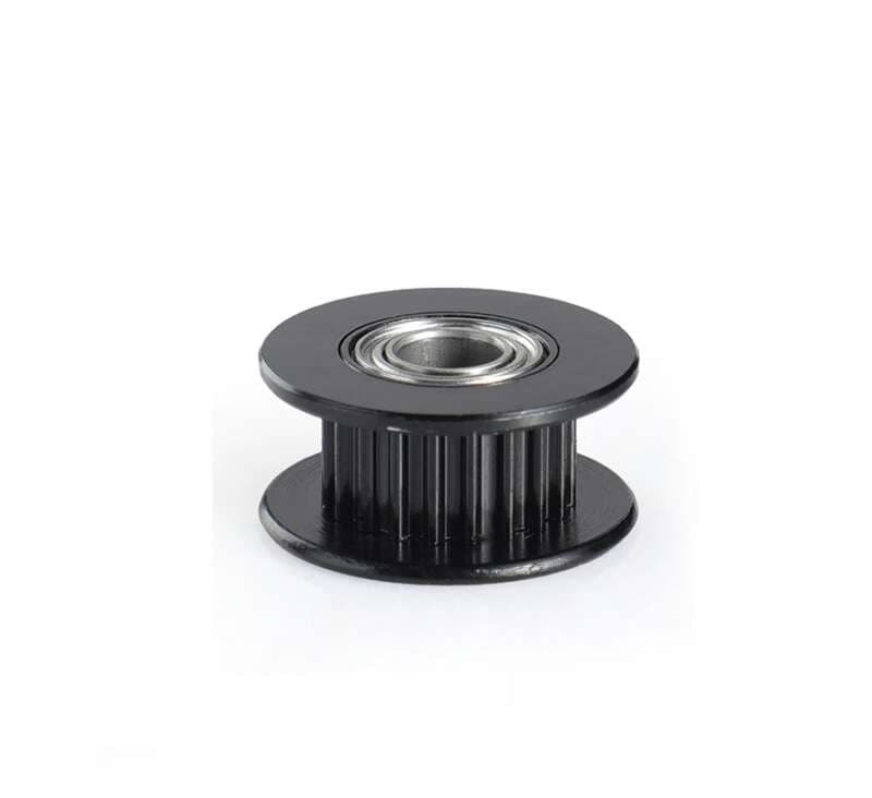 GT2 Idler Pulley 20 Teeth 6mm Width 4mm Bore Black - Main Product View | Superb Tech India